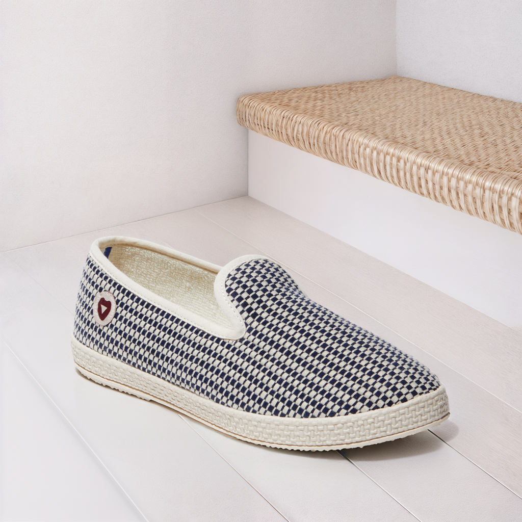 Chaussons - La Damier marine