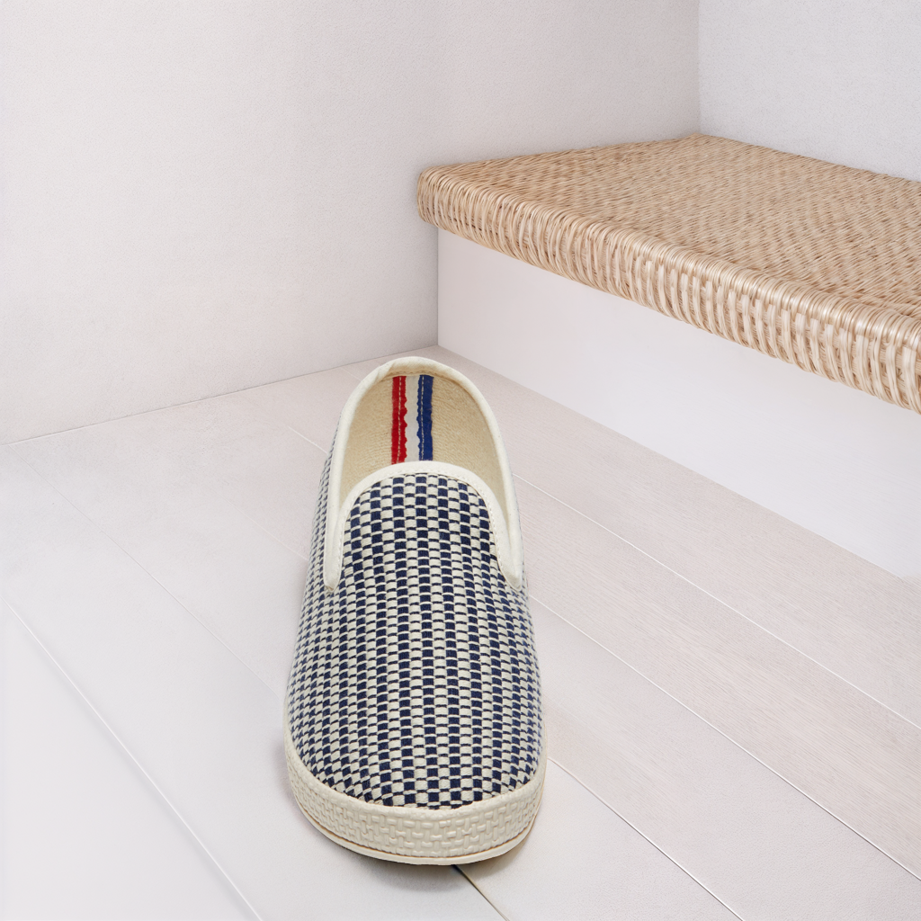 Chaussons - La Damier marine