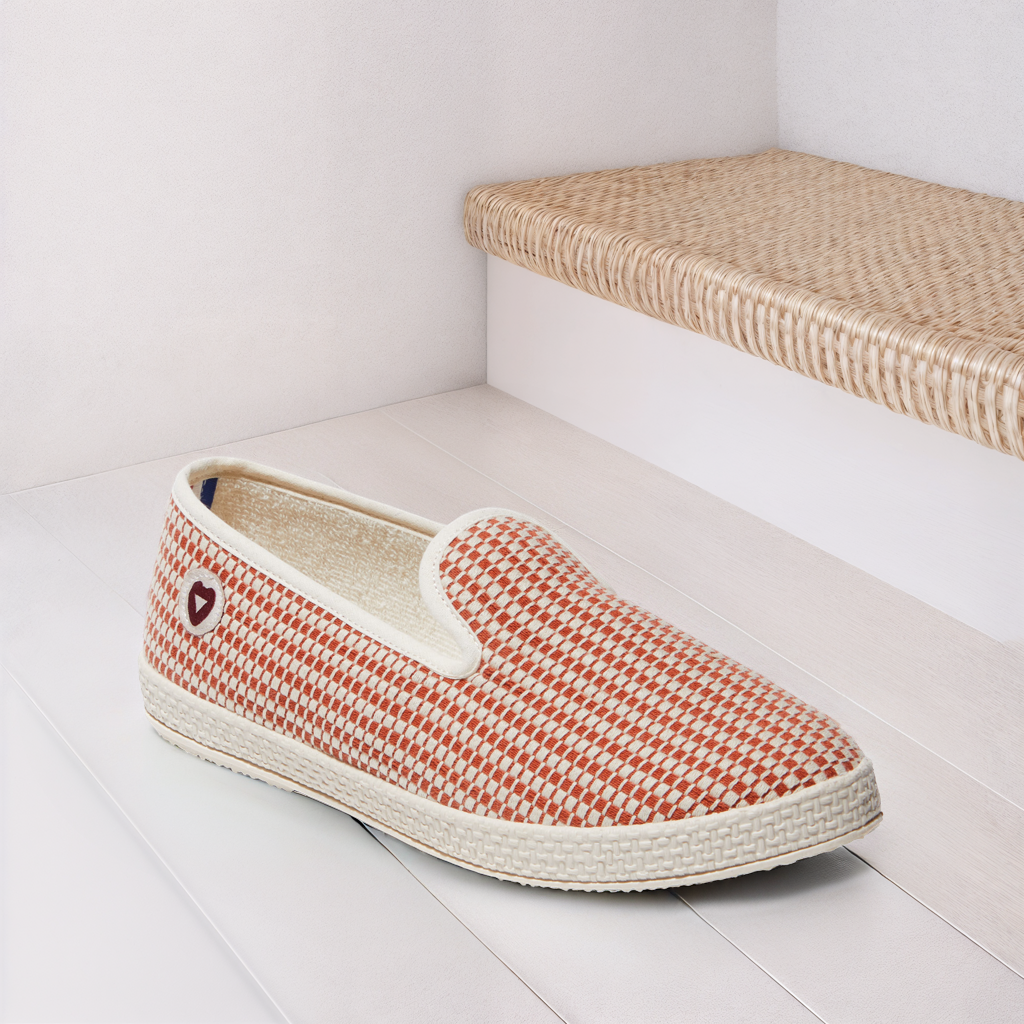 Chaussons - La Damier brique