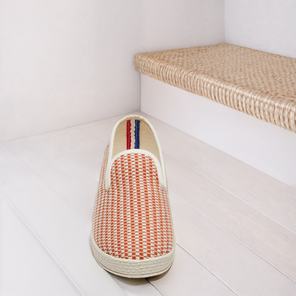 Chaussons - La Damier brique