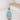Chaussons - La Toile turquoise