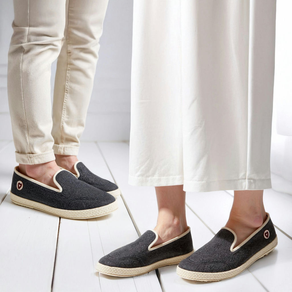 Chaussons - La Toile anthracite