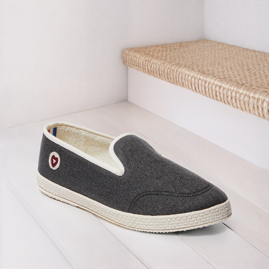 Chaussons - La Toile anthracite