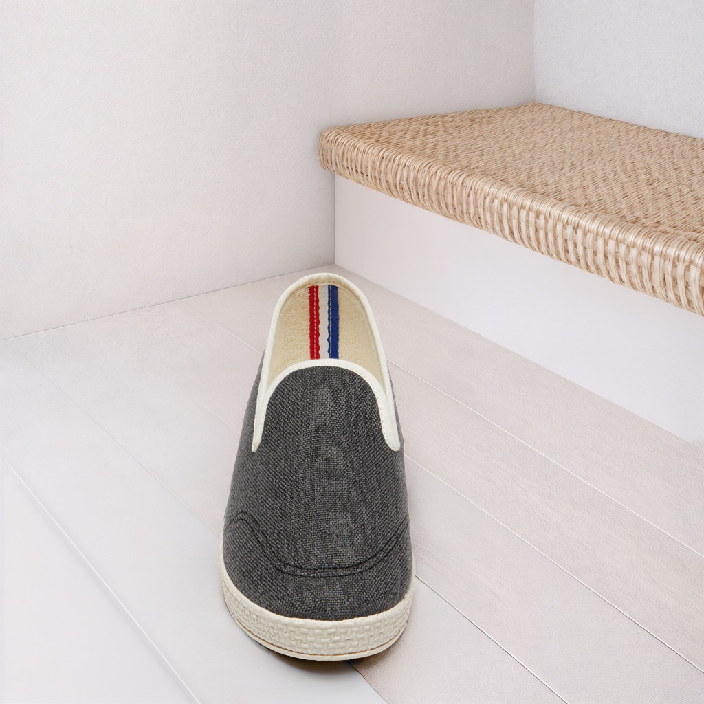 Chaussons - La Toile anthracite