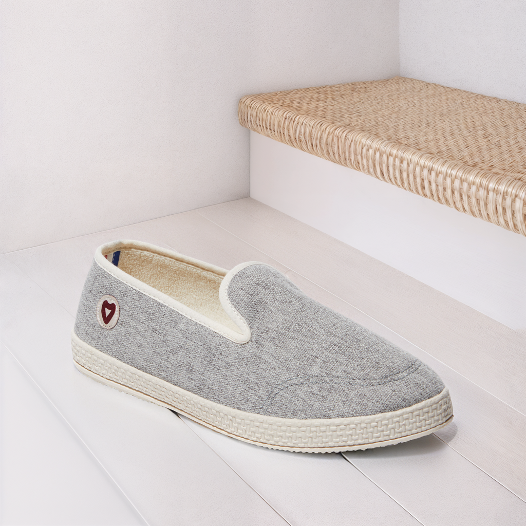Chaussons - La Toile gris souris