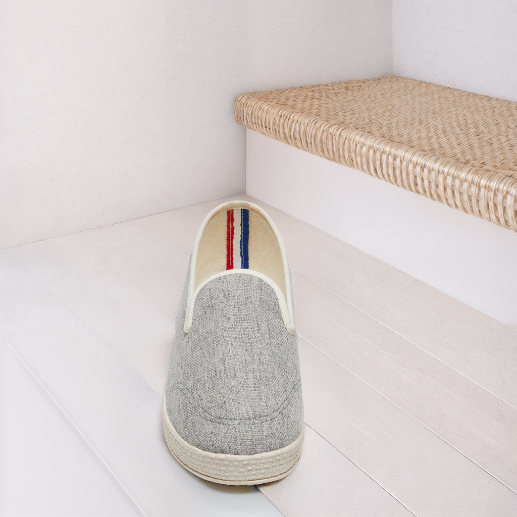 Chaussons - La Toile gris souris