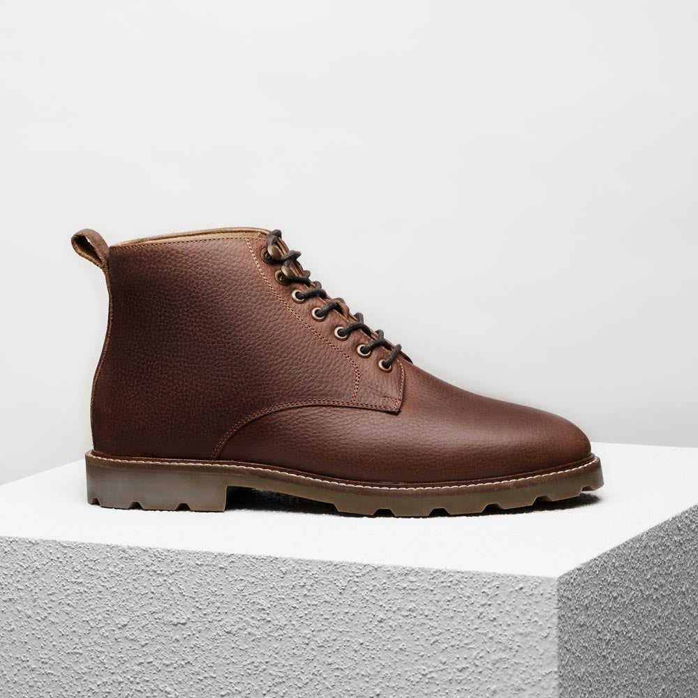 Bottines à lacets Edmond - Marron foncé