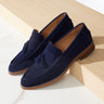 Mocassins Romain - Bleu marine