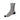 Gray/blue polka-dot sock x2