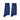 The ribbed lisle thread sock x2 - Ultramarine