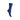 The ribbed lisle thread sock x2 - Ultramarine