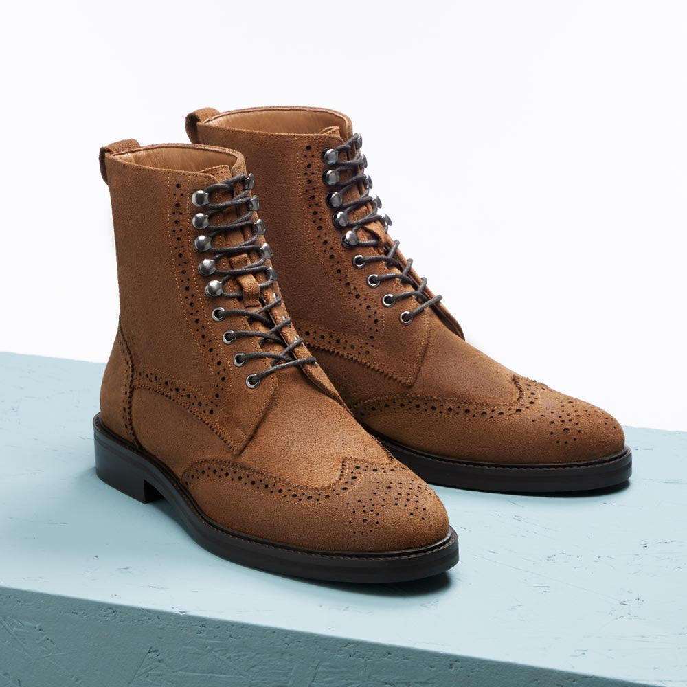 Lace up ankle boots Billy - Brown