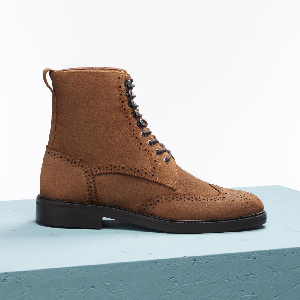 Lace up ankle boots Billy - Brown