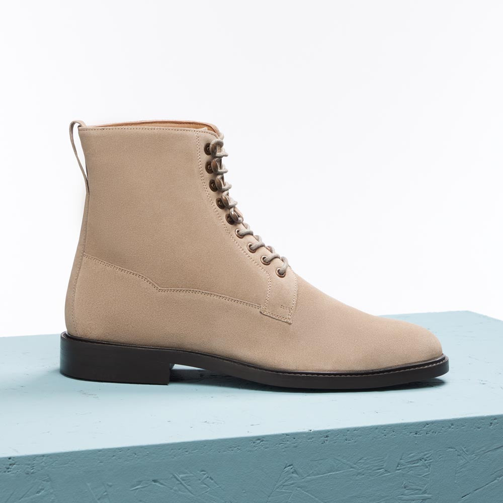 Lace up ankle boots Sam - Light Brown